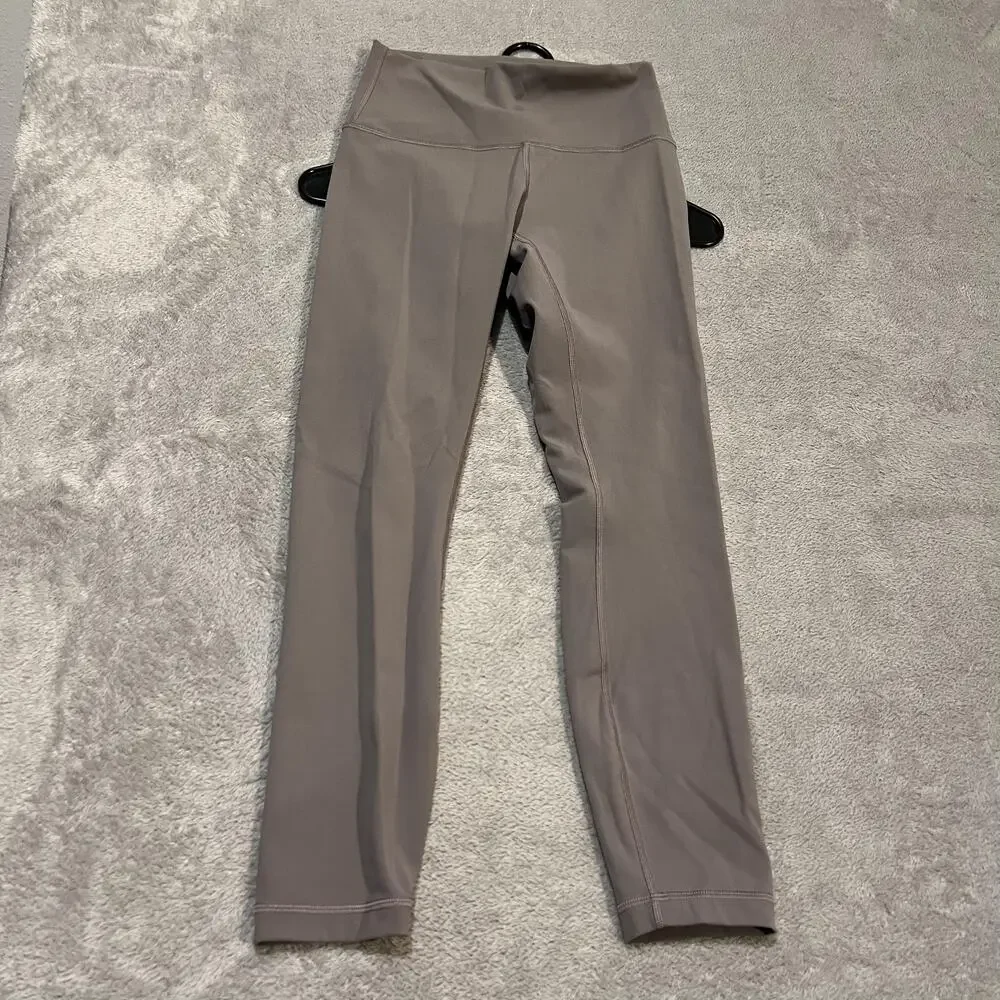 Lululemon Wunder Under Leggings Womens 6 Mauve High Rise 26